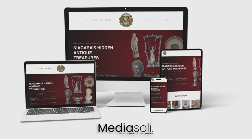 Niagara Antiques Website Design