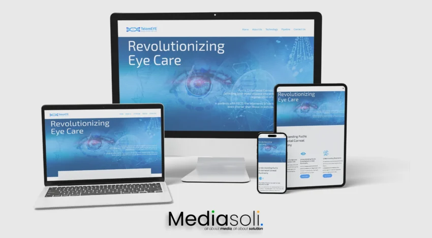 TelomEye Website Design